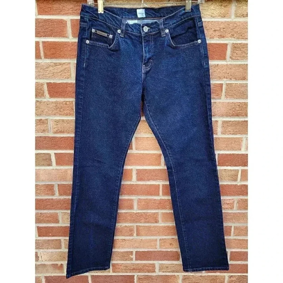 Calvin Klein Jeans Extreme Low Rise Bootcut Women's Jeans Size 9 Inseam 33" - Picture 1 of 6